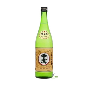 Rượu Sake Nishinoseki Junmai 60 Junmaishu 720ml 15%