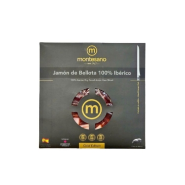 Thịt đùi Iberico Bellota 100% muối 48 tháng, cắt lát bằng tay