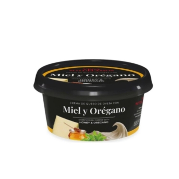 Phô mai cừu dạng kem mật ong- lá kinh giới 125 gram