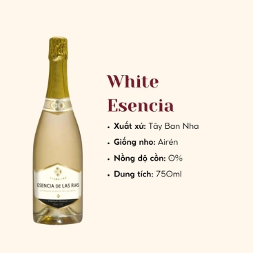Sparkling không cồn White Esencia 750ml