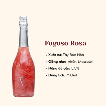 Nước ép trái cây lên men Fogoso Rosa (750ml) (Chai)