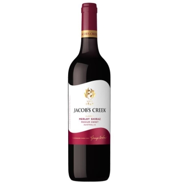 Rượu vang đỏ Úc Jacob Creek Merlot WMS 6X75CL