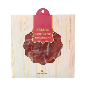 Serrano ham sliced/ Đùi sau Serrano cắt lát(100gr)