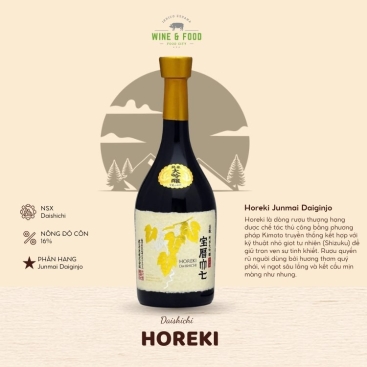 Rượu Sake Daishichi Horeki Junmai Daiginjo 720ml 16%