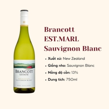 Rượu vang trắng Brancott EST.MARL Sauvignon Blanc 6X75CL - rượu vang trắng New Zealand 