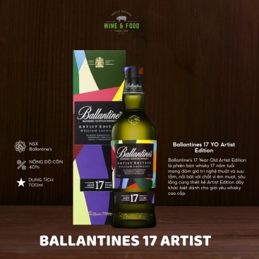 Rượu Whisky Ballantines 17 YO Artist Edition BSW