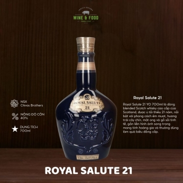 Rượu Royal Salute 21 YO 700ml 