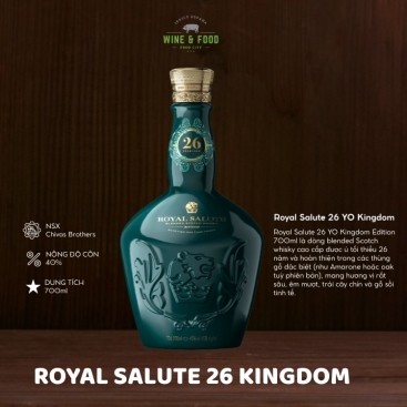 Rượu Royal Salute 26 YO Kingdom Edition 700ml