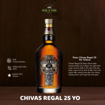 Rượu Chivas Regal 25 YO 700ml 