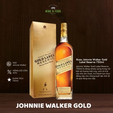 Rượu Johnnie Walker Gold Label Reserve 750ml