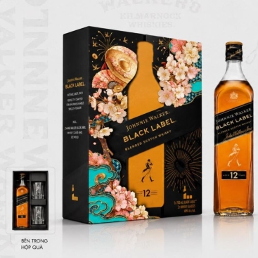 Hộp quà rượu Johnnie Walker Black Label