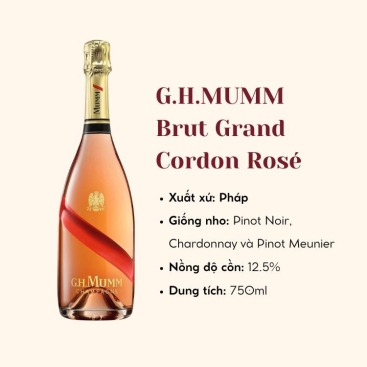 Champagne G.H.MUMM Brut Grand Cordon Rosé