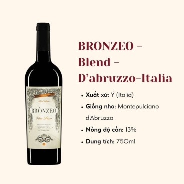 Vang Ý BRONZEO - Blend - D’abruzzo-Italia