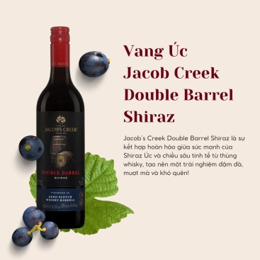Rượu vang đỏ Barossa Jacob Creek Double Barrel Shiraz 6X75CL