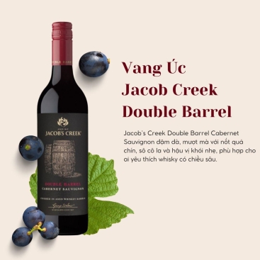 Rượu vang đỏ Jacob Creek Double Barrel Cabernet Sauvignon 6X75CL