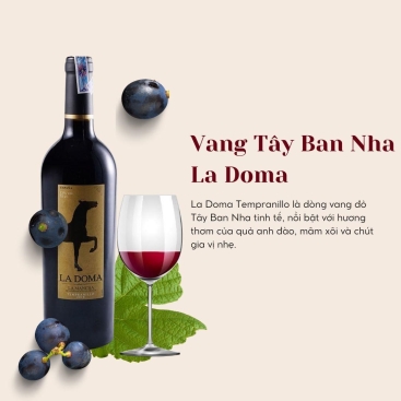 Rượu vang đỏ Tây Ban Nha La Doma Tempranillo