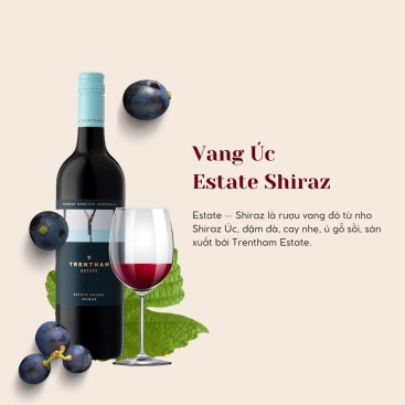 Rượu vang đỏ Úc Estate Shiraz