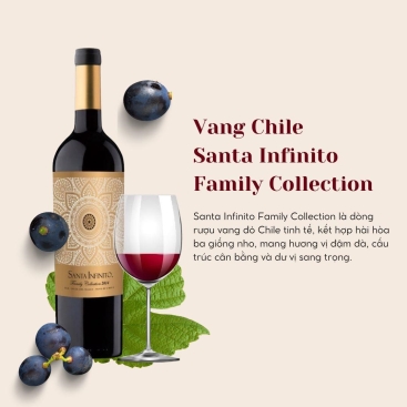 Rượu vang đỏ Chile Santa Infinito Family Collection 