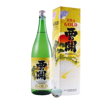 Rượu Sake Nishino Seki Gold Leaf 720ml