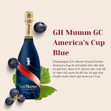 Rượu Champagne Pháp GH Mumm GC America's Cup LTD Edition Dry Bag 6X75CL