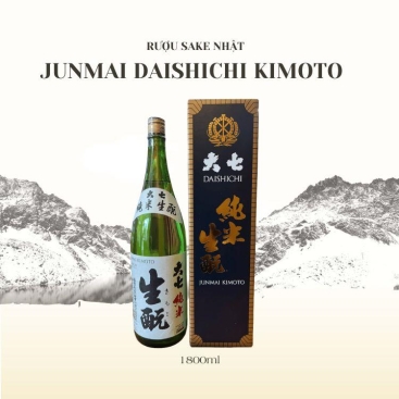 Rượu Sake Junmai Daishichi Kimoto 1800ml Nhật Bản (15%)