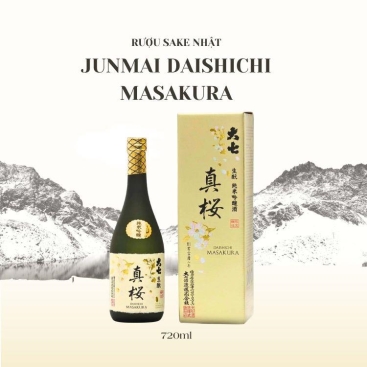 Rượu Sake Junmai Daishichi Masakura 720ml (15%)