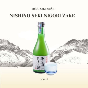 Rượu sake Nishino Seki Nigori Zake 300ml (15%)