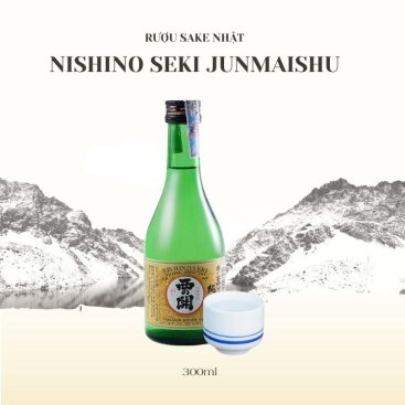 Rượu sake Nishino Seki Junmaishu 300ml (15%)