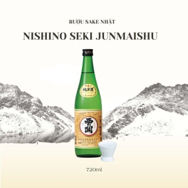 Rượu Nishino Seki sake Junmaishu 720ml (15%)
