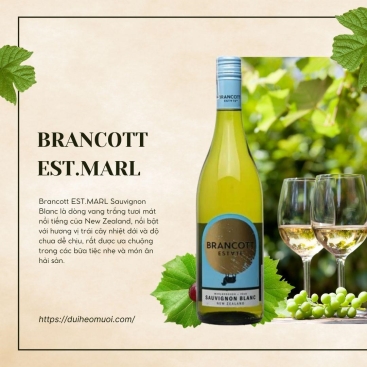Rượu vang trắng Brancott EST.MARL Sauvignon Blanc 6X75CL - rượu vang trắng New Zealand 