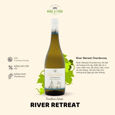 Rượu vang trắng River Retreat – Chardonnay (13%) 750ml (Úc)