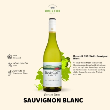Rượu vang trắng Brancott EST.MARL Sauvignon Blanc 6X75CL - rượu vang trắng New Zealand 