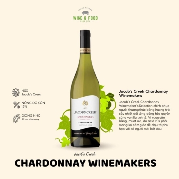 Rượu vang trắng Jacob's Creek Chardonnay WMS 6X75CL - Nam Úc 