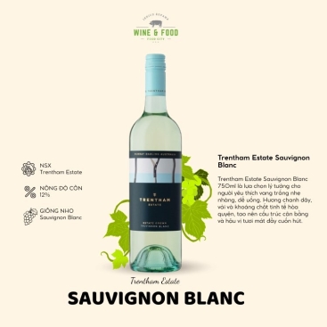 Rượu vang trắng Trentham Estate – Sauvignon Blanc (12%) 750ml (Úc)