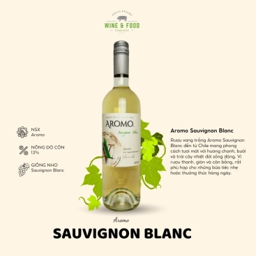 Rượu vang trắng Aromo Sauvignon Blanc(13%/Vol) (Chile)
