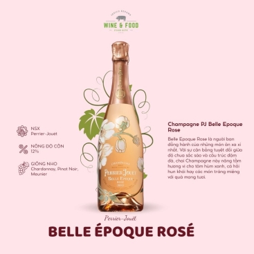 Rượu Champagne PJ Belle Epoque Rose 750ml