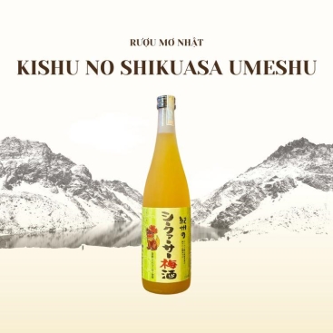 Rượu mơ vị tắc Kishu No Shikuasa Umeshu 720ml (Chai)