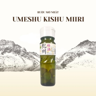 Rượu mơ Umeshu Kishu Miiri 720ml (Chai)