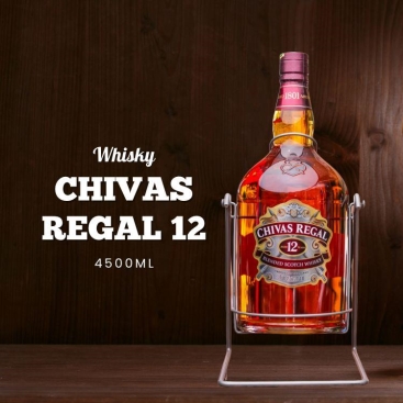 Rượu Chivas Regal 12 YO 4500ml kèm giá đỡ chính hãng