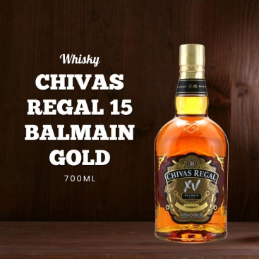 Rượu Chivas Regal 15 Balmain Gold Edition 700ml