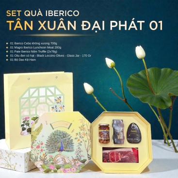 Hộp quà IBERICO Tân Xuân Đại Phát 01