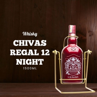 Rượu Chivas Regal 12YO Night 1500ml có giá đỡ chính hãng