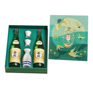 Hộp quà rượu Nhật Sake Nishino Seki Junmai thượng hạng Việt Nhật 720ml