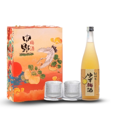 Hộp quà rượu mơ vị chanh Kishu No Yuzu Umeshu 720ml