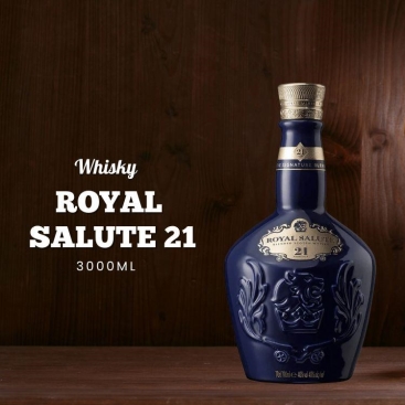 Rượu Royal Salute 21 Year Old The Signature Blend 3000ml kèm giá đỡ