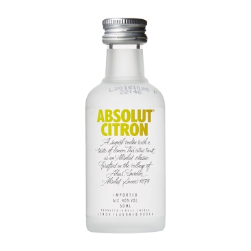 ABSOLUT VODKA MINIATURE 120X5CL - CITRON (50ml)