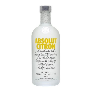 ABSOLUT VODKA 12X70CL - CITRON (700ml)