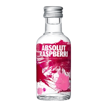 ABSOLUT MINIATURE VODKA 120X5CL - RASPBERRI (50ml)